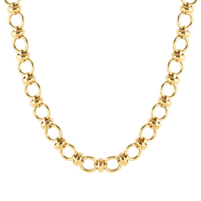 Unconditionally Long Chain Necklace - Gold - 029102/012