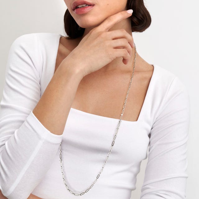 Chainsofstyle Long CZ Necklace - Gold - 029402/012