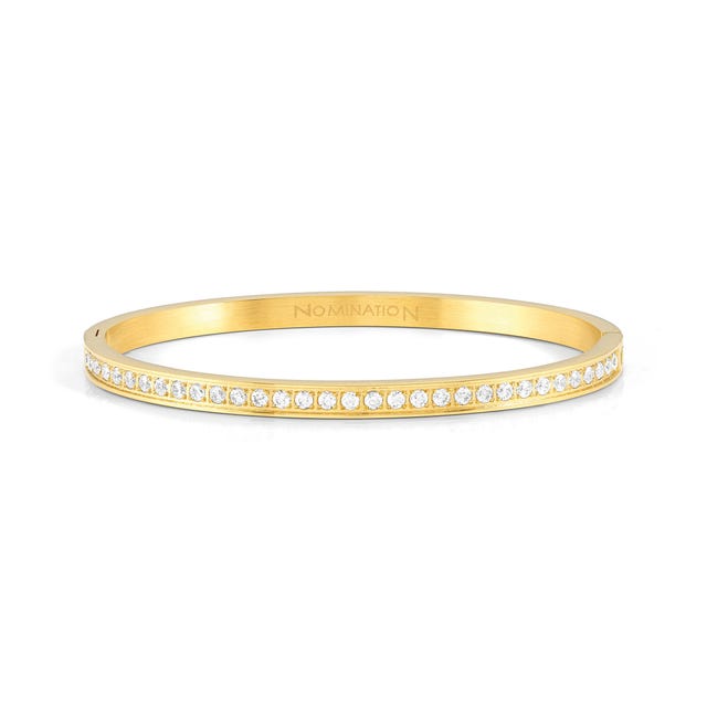 Pretty CZ Bangle - Gold - 029505/020