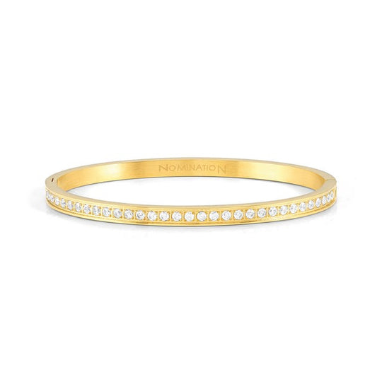 Pretty CZ Bangle - Gold - 029505/020