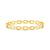 Pretty Chain CZ Bangle - Gold - 029509/012