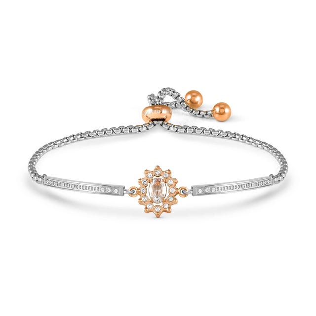 Royaldream CZ Cluster Bracelet - Rose Gold - 029801/039
