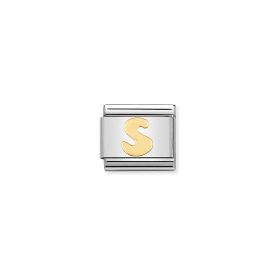 Composable Classic Letter S Link - Gold - 030101/19