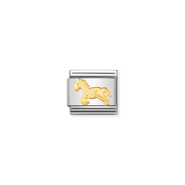 Composable Classic Horse Link - Gold - 030112/09