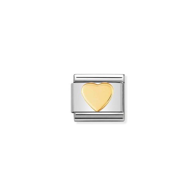 Composable Classic Gold Heart Link - 030116/02