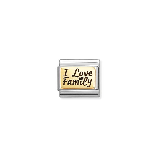 Composable Classic I Love Family Link - Gold - 030166/69