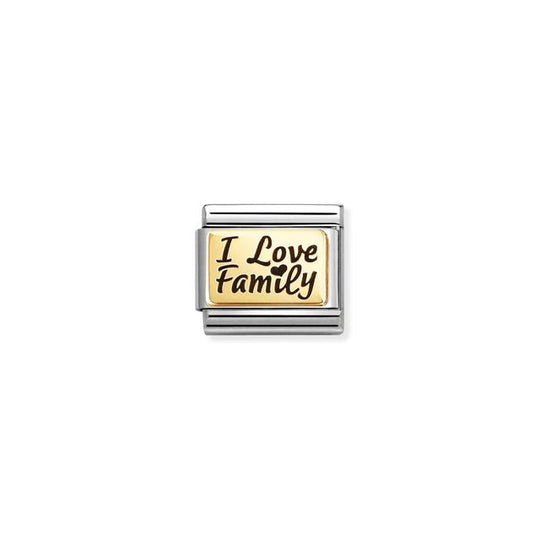 Composable Classic I Love Family Link - Gold - 030166/69