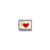 Composable Classic Red Heart With Crown Link - Gold - 030207/54