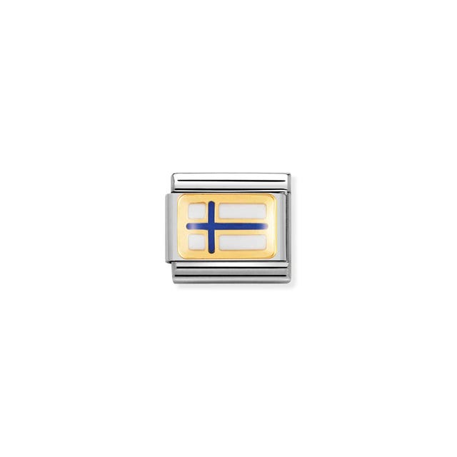 Composable Gold Finland Flag Link - 030234/04