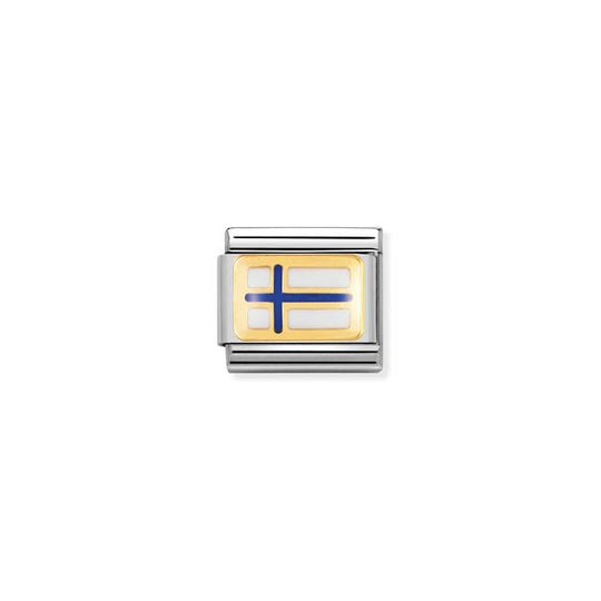Composable Gold Finland Flag Link - 030234/04