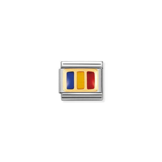 Composable Gold Romania Flag Link - 030234/26