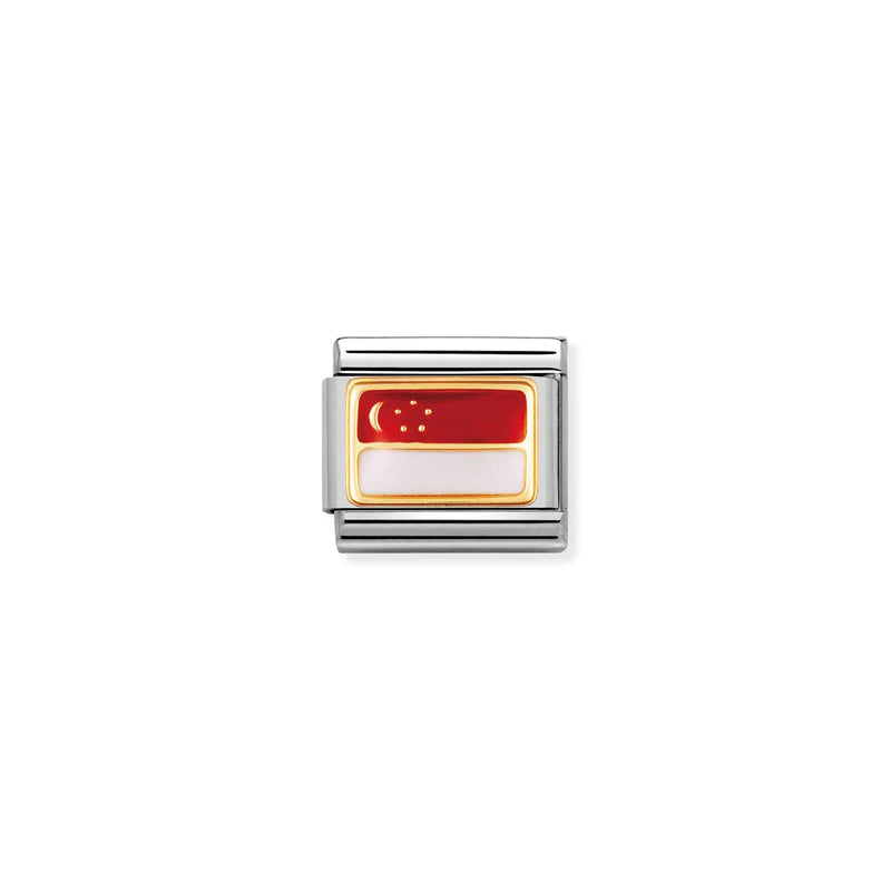 Composable Gold Singapore Flag Link - 030236/03