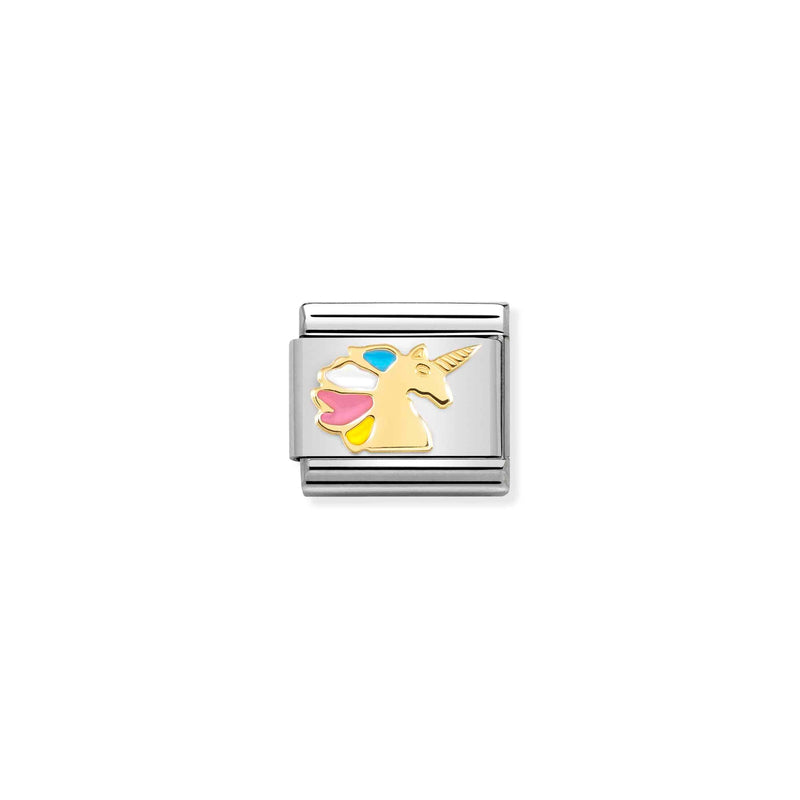 Multicolour Unicorn Composable Link - Gold - 030272/68