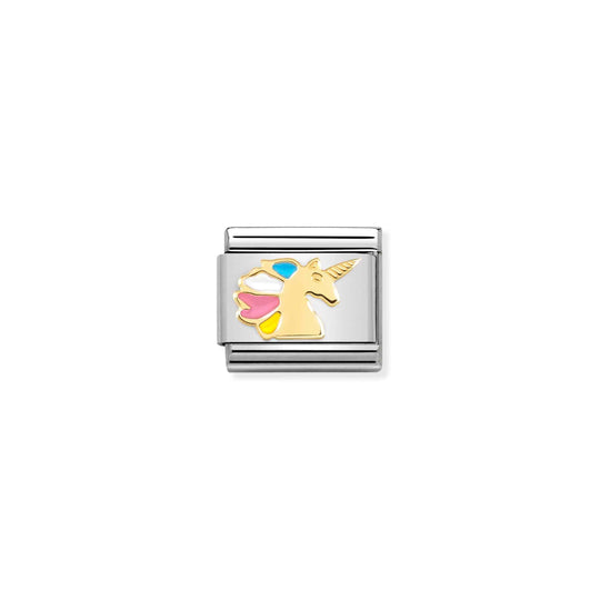 Multicolour Unicorn Composable Link - Gold - 030272/68