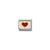 Composable Classic Red Heart Dots Link - Gold - 030283/04