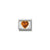 Composable Classic Amber Stone Heart Link - 030501/01