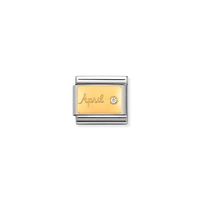 Composable Classic April Diamond Link - Gold - 030519/04