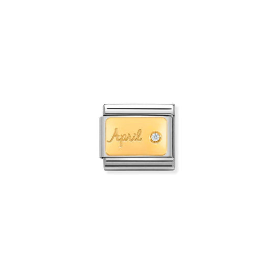 Composable Classic April Diamond Link - Gold - 030519/04