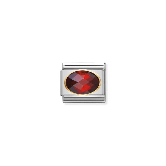 Composable Gold Red Zirconia Link - 030601/005