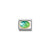 Composable Classic Blue-Green Stone Link - Gold - 030612/037