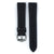 Lucca Tuscan Leather Watch Strap QR, Long, 24mm Wide - Black - 04902050-2-24-SB