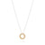 Circle of Life Necklace - Gold/Silver - 0626NTWT