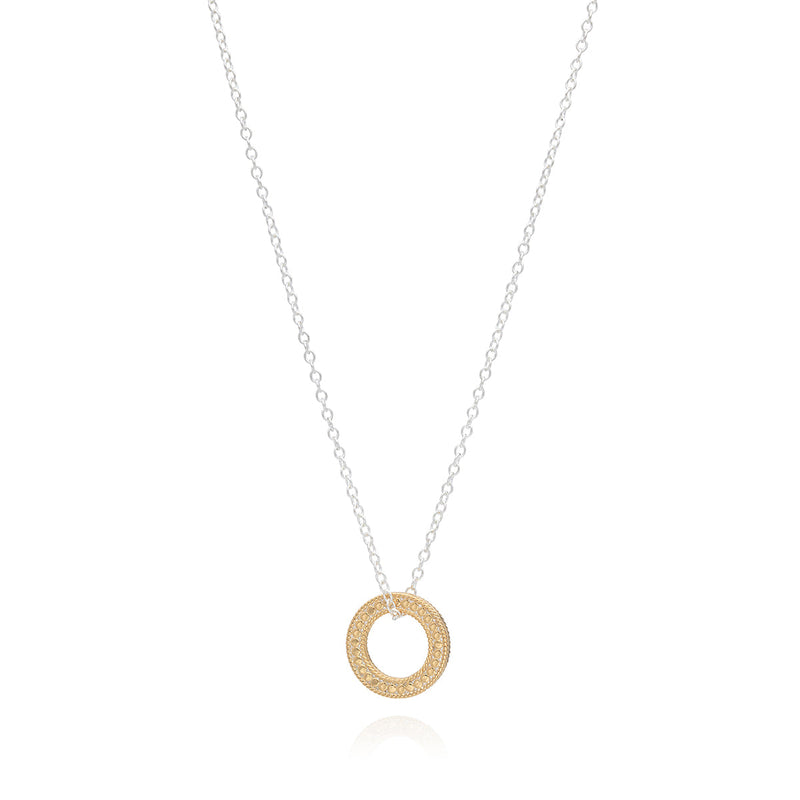 Circle of Life Necklace - Gold/Silver - 0626NTWT