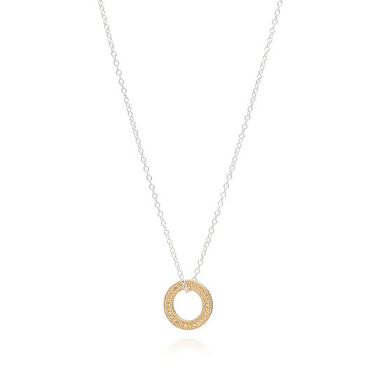 Circle of Life Necklace - Gold/Silver - 0626NTWT