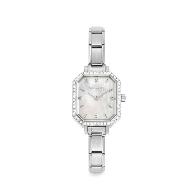 Rectangular Mother Of Pearl Ladies Watch - 076036/008
