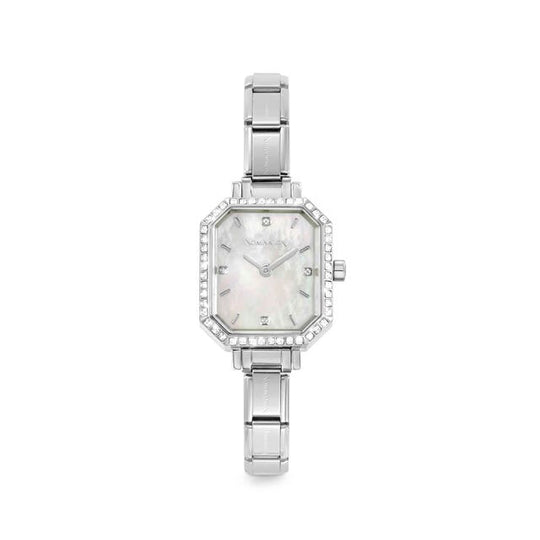 Rectangular Mother Of Pearl Ladies Watch - 076036/008