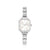 Paris Silver Rectangular CZ Watch - 076036/017
