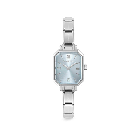 Paris Light Blue Rectangular Ladies Watch - 076037/015