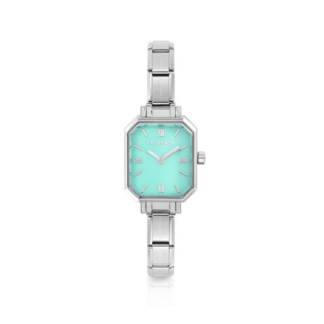 Paris Turquoise Rectangular Ladies Watch - 076037/032