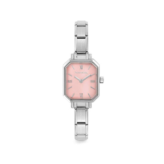 Pastel Pink Rectangular Ladies Watch - 076037/033