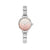 Paris Ladies Oval Sunray Dial Watch - Colour Fade Pastel Pink - 076038/036