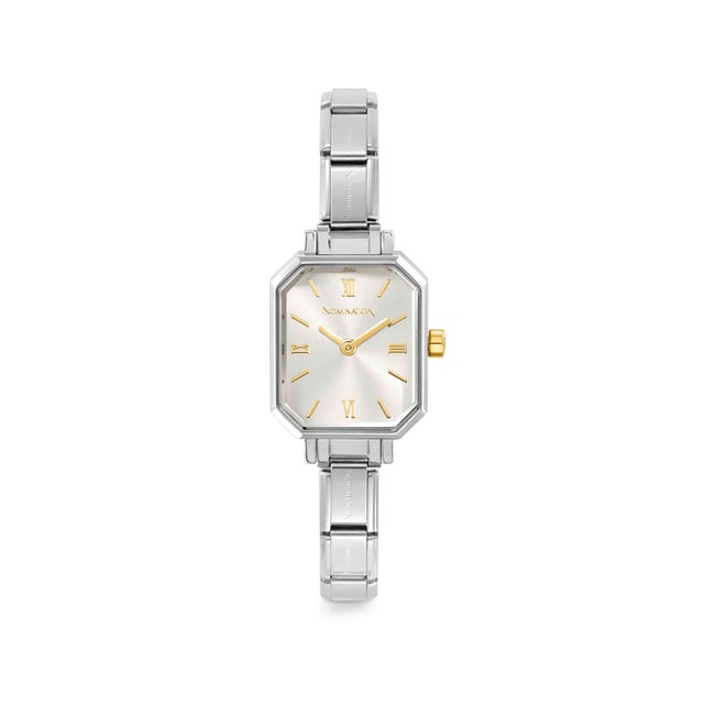 Time Paris Sunray Silver Dial Ladies Watch - 076039/017