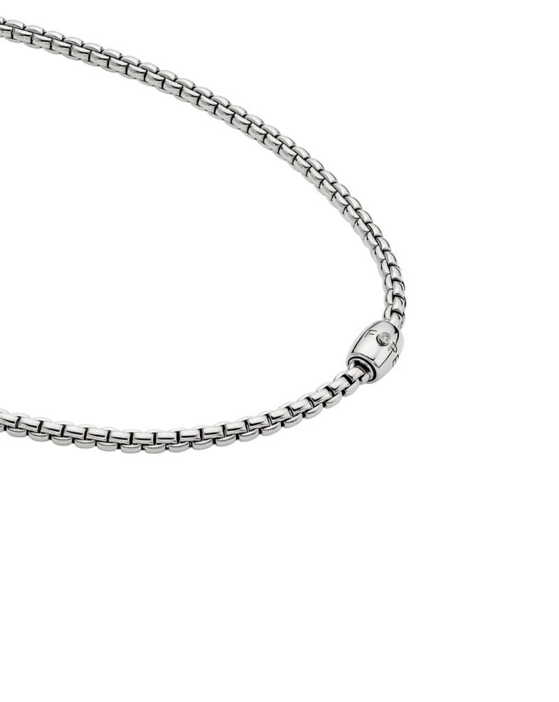 Eka Flex'It Necklace With Ornamental Clasp - 18ct White Gold - 07F01CX_BB_B_XBX_040