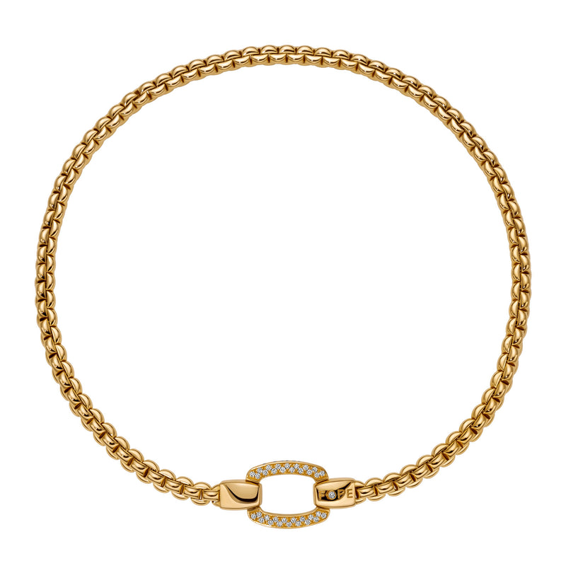 Eka Necklace, 0.65ct - 18ct Yellow Gold - 08F10CX_PB_G_XGX_037