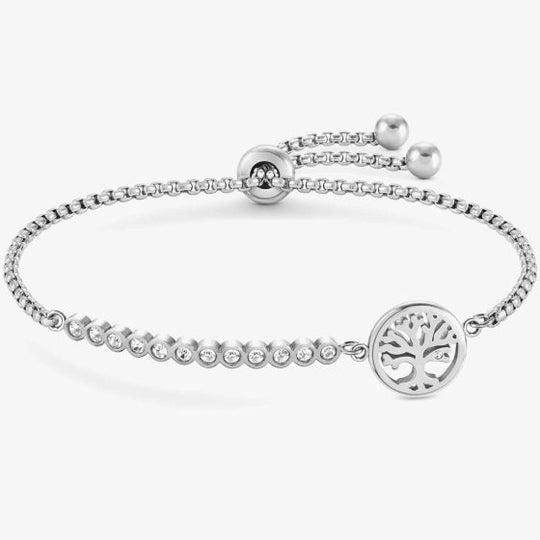 Milleluci Tree Of Life Toggle Bracelet - Silver - 028008/017