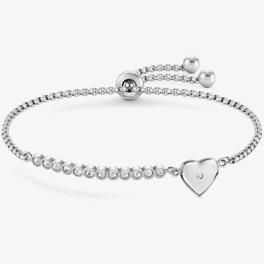 Milleluci Heart Toggle Bracelet - Silver - 028008/022