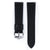 James Leather Performance Watch Strap NQR, Long, 18mm Wide - Black - 0925002050-2-18-SB