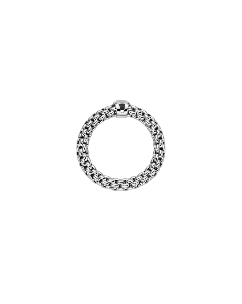 Souls Flex'It Ring With Diamonds, Medium - 18ct White Gold - 09E08AX_BB_B_XBX_00M