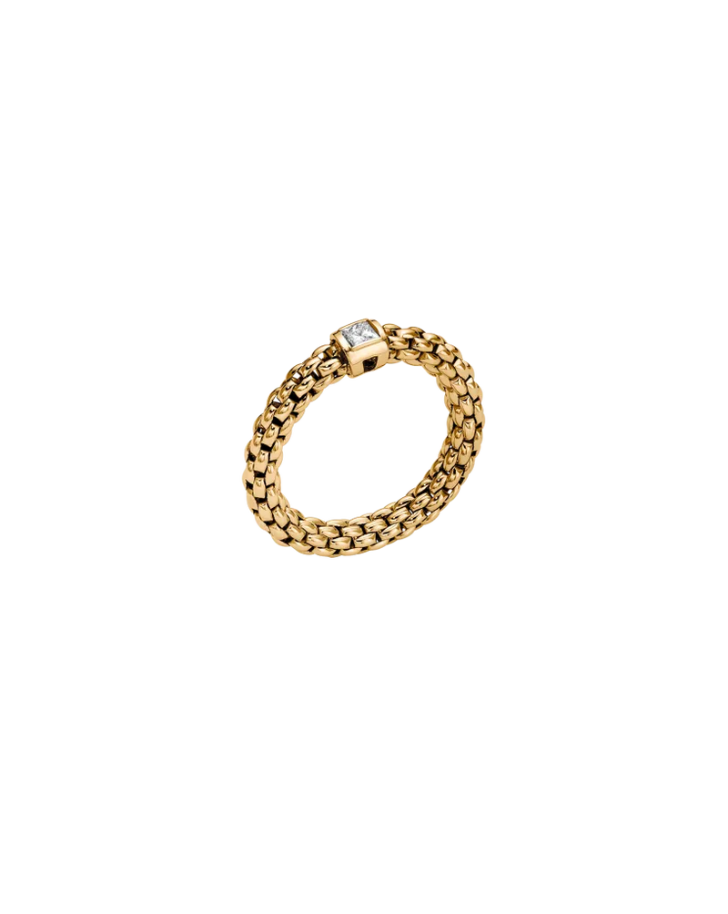 Souls Flex'It Ring With Diamonds, Medium - 18ct Yellow Gold - 09E08AX_BB_G_XGX_00M