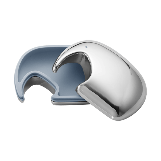 Elephant Keepsake Box, Stainless Steel/Light Blue - 10019779