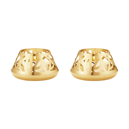 2023 Tealight Set of 2 - Gold - 10020156