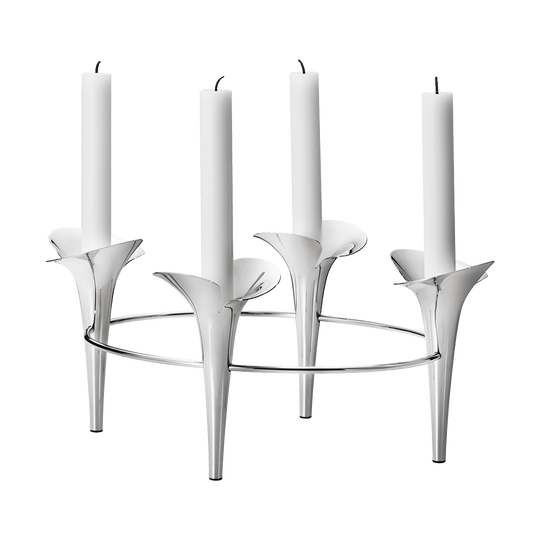 Bloom Botanica Taper Candleholder - Stainless Steel - 10020271