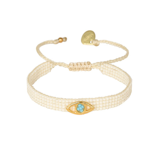 Vista Bracelet - White/Blue - B-BE-XS-11168