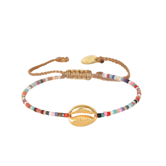 Sparkly Shell Bracelet - Multicoloured - B-GP-XS-11353