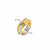 Milano Intertwined Bands Ring - Gold/Silver - 12056SY