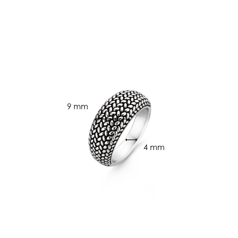Braided Ring - Silver - 12161SI